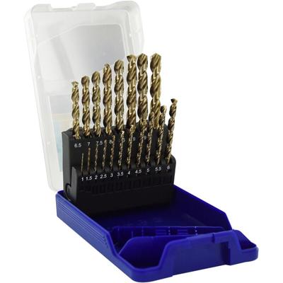 Box • 19 HSS-E5-Metallbohrer (Kobalt 5 %), selbstzentrierend und abgestuft • Ø1 mm bis Ø10 mm Image