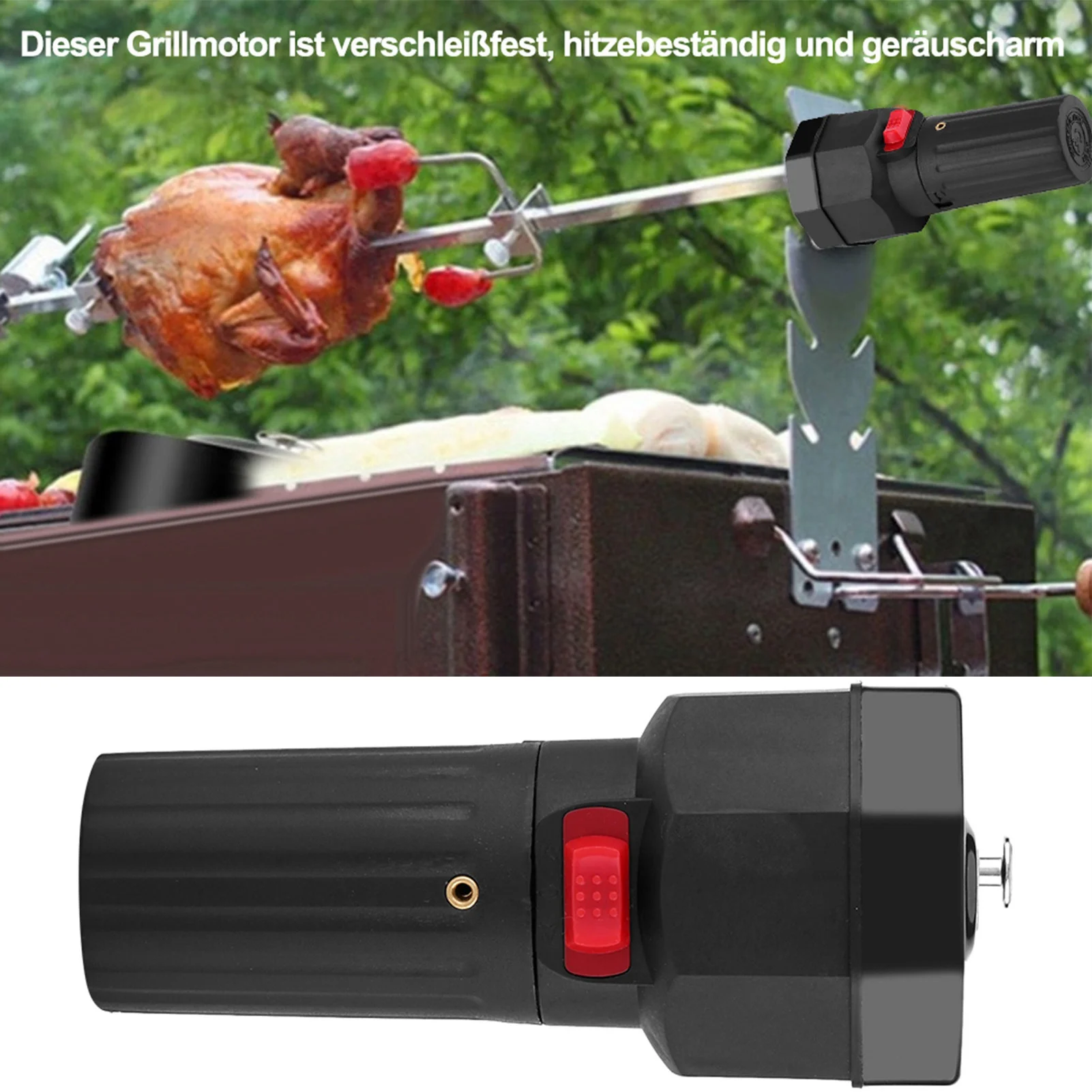Barbecue Grill Rotisserie Motor Barbecue Rotisserie Motor 1,5 V Elektro BBQ Grill Braten Halterung Zubehör 16KGF FD601A-1 Image
