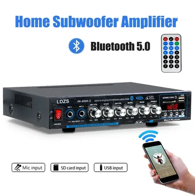 PA-600A-S Hause Auto Power Verstärker 800W 4,1 Kanal Bluetooth Surround Sound FM USB Fernbedienung Image