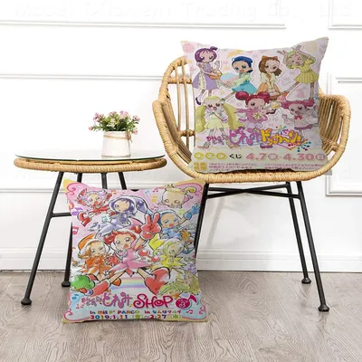 Anime Magical DoReMi Kissenbezug Toon Geschenk Kissenbezug Schlafzimmer Home Sofa Stuhl Sitz Dekor Image
