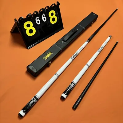 Ein Satz leistungsstarker 13-mm-Billard-Queue-Sticks aus Kohlefaser – präzise hergestellte Image