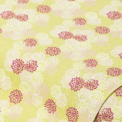 Baumwollstoff Blüten grafisch Mona, grün-color Image