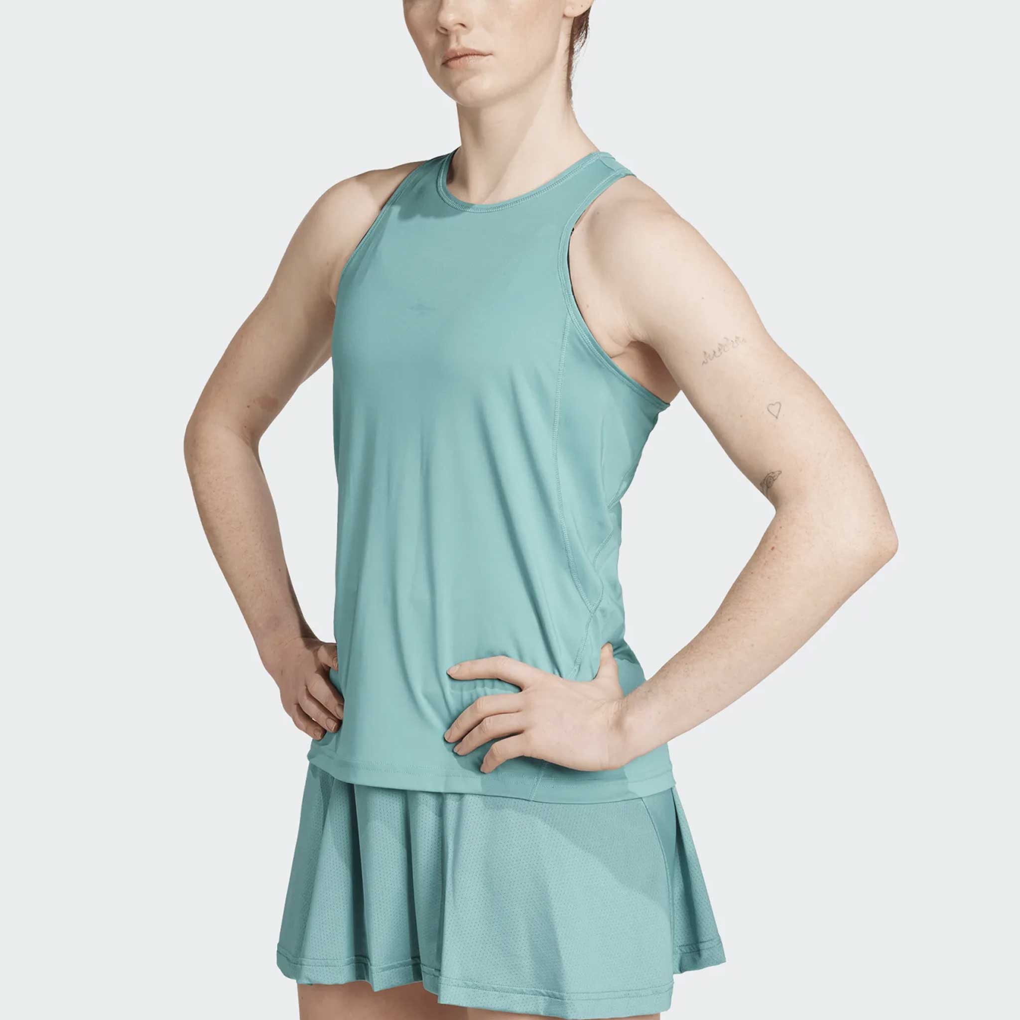 adidas Club Tank 2025 Women's Tennis Apparel Powder Teal