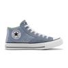 Sneaker CONVERSE "CHUCK TAYLOR ALL STAR MALDEN STREET CANVAS & SUEDE", Gr. 44,5, wet stone, weiß, schwarz, Textil, Leder, sportlich, Schuhe