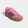 Sneaker ADIDAS SPORTSWEAR, Gr. 40,5, bliss pink, dunkelblau, gold metallic, Leder, Synthetik, sportlich, Schuhe, Design auf den Spuren des adidas Gazelle Bold