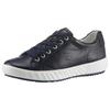 Sneaker ARA "AVIO", Damen, Gr. 2,5, blau (dunkelblau), Glattleder, unifarben, sportlich, Schuhe, Slipper, Halbschuh, Freizeitschuh mit Wechselfußbett in G-Weite