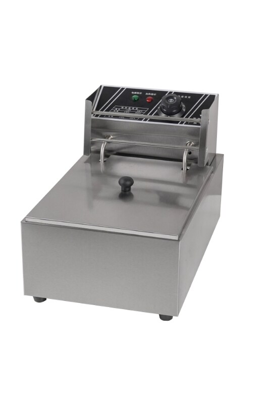 El fumi - 8 Liter-Industrie-Elektrofritteuse aus Edelstahl, mit großer Leistung 2500 w Image