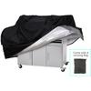 Linghhang - 0,54 kg)-150 x 100 x 125 cm) Grillabdeckung, Grillabdeckung aus 210D Oxford-Silber