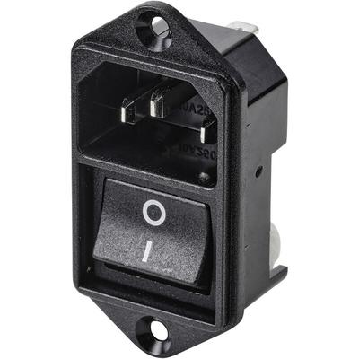 Tru Components - TC-10088376 Kaltgeräte-Steckverbinder C14 Stecker, Einbau vertikal Gesamtpolzahl: Image