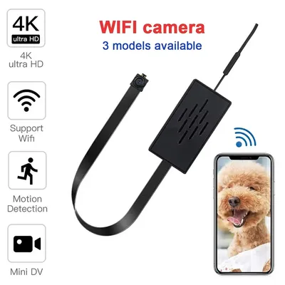4K Mini DIY Netzwerk Kamera WIFI HD Smartphone APP Steuerung Drahtlose Überwachungs Kamera Eingebautes Mikrofon Sicherheit Video IP Cam