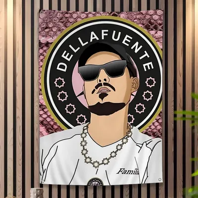 D-Dellafuente F C Banner INS Style Outdoor Party Dekoration Atmosphäre Flagge Image
