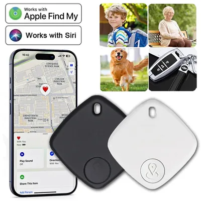 Smart Keychain GPS Finder for Apple Find My (iOS only) Item Locator GPS Precise positioning For Keys Wallet Suitcase Pet Car