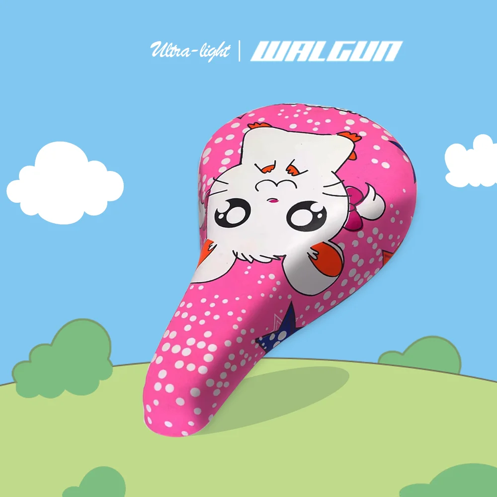 Kinder-Fahrradsattel, bequemer Fahrradsattel für Kinder, rosa Sitz für Babys, ultraleichte Fahrrad-Ersatzteile, niedlich für Kinder, Reiten Image