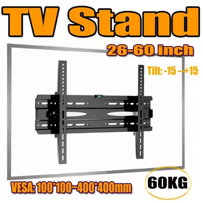 BEISHI Feste TV-Wandhalterung für die meisten 26–60 Zoll Plasma-LCD-LED-Monitore, verdickte Neigung, verstellbarer Winkel, TV-Monitor-Halterung