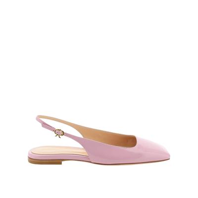 Flache Ledersandalen von Gianvito Rossi Image
