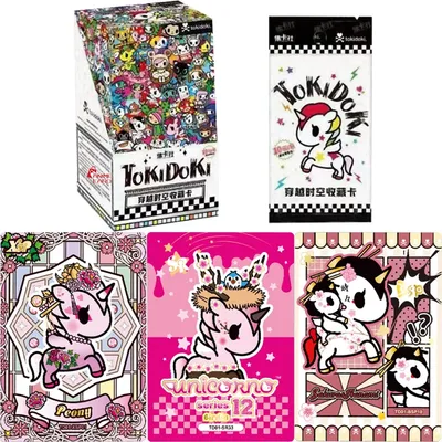 Genuine Tokidoki Cards Time Travel Series Unicorn Cards Anime Collection Card Toy Gift