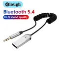 Elough Bluetooth 5.4 Aux Adattatore Ricevitore Bluetooth per auto wireless da USB a jack da 3,5 mm