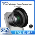 NEEWER HD 65mm Teleobiettivo Obiettivo della fotocamera del telefono con paraluce per custodia per gabbia del telefono, obiettivo zoom 1.7X per iPhone 16 15 S25 S24 Ultra