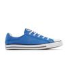 Sneaker CONVERSE "CHUCK TAYLOR ALL STAR DAINTY LUCKY", Gr. 38,5, open sky, weiß, schwarz, Leder, sportlich, Schuhe