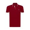 Poloshirt SIR RAYMOND TAILOR "Marcus", Herren, Gr. M, rot, 100% Baumwolle, unifarben, casual, ohne Ausschnitt, Kurzarm, Shirts, mit klassischem Kragen und kurzer Knopfleiste