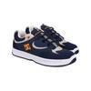 Skateschuh DC SHOES "Kalynx Zero", Gr. 13(47), bunt (dc navy, orange), Obermaterial: Leder (Kuh) / Futter: Textil / Außensohle: Gummi, Schuhe