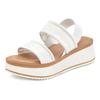 Plateausandaletten LASCANA "Sommerschuh, Sandale, Sandalette, offener Schuh", Damen, Gr. 38, weiß, Obermaterial: 100% Rindsleder. Futter: 100% Rindsleder. Decksohle: 100% Synthetik. Laufsohle: 100% Synthetik, unifarben, casual, Schuhe, Sandalette...