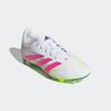 Fußballschuh ADIDAS PERFORMANCE "PREDATOR CLUB KIDS FG/MG", Gr. 33, cloud weiß, lucid pink, lucid lemon, Synthetik, sportlich, Schuhe