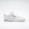 Sneaker REEBOK CLASSIC "EX-O-FIT CLEAN LOGO INT", Gr. 48,5, blau (int, weiß, royal, blau), Leder, sportlich, Schuhe Herrenschuh Sneaker