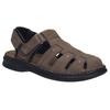 Sandale JOSEF SEIBEL "Max 92", Herren, Gr. 47, orange (brasil), Leder, klassisch, Schuhe, Bäckersandale, Komfortschuh, Klettschuh in weiter Form