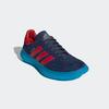 Hallenschuh ADIDAS PERFORMANCE, Gr. 43, team navy blau, team colleg rot, silber metallic, Leder, Synthetik, sportlich, Schuhe