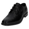 Schnürschuh BUGATTI, Herren, Gr. 43, schwarz, Leder, elegant, Schuhe, Businesschuh, Abendschuh, Festtagsschuh mit seitlichem Logoemblem