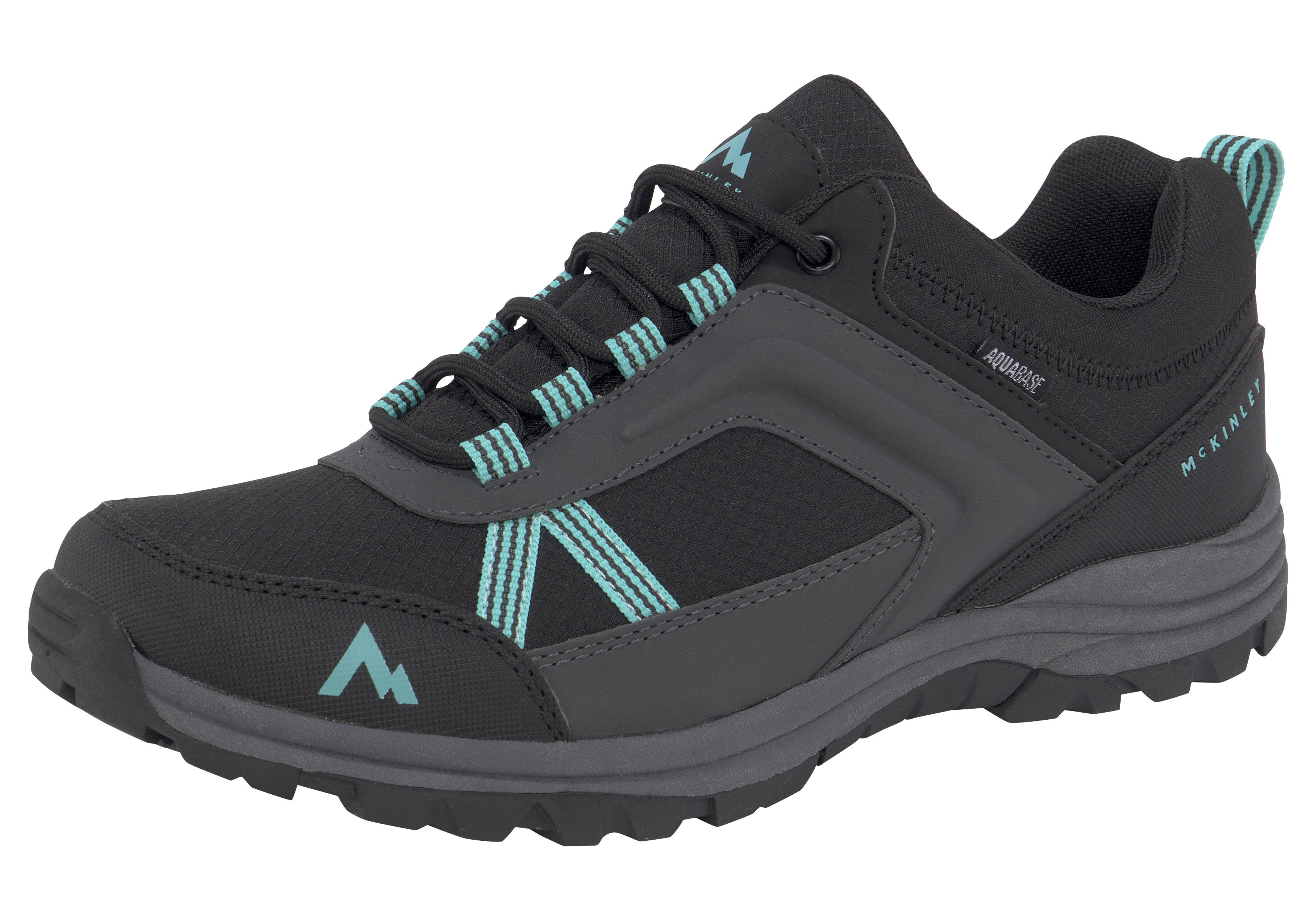 Wanderschuh MCKINLEY "Maine II AQB W", Damen, Gr. 38, schwarz, Synthetik, Textil, Schuhe Wanderschuh
