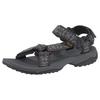 Sandale TEVA "Terra Fi Lite", Gr. 42, grau, Textil, gemustert, sportlich, Schuhe Outdoorsandale, mit Klettverschluss
