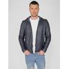Lederjacke MAZE "42021109", Herren, Gr. L, blau (eclipse blau), Obermaterial: 100% Leder, Lamm / Ärmelfutter: 100% Polyester, Jacken