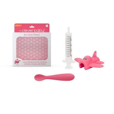 Baby Feeding, Teething & Medicine Set, Dream - Pink
