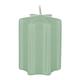 Kopschitz Kerzen Adventset Sternkerzen Seemoos Seafoam 6 x 6 cm, 4 Stück