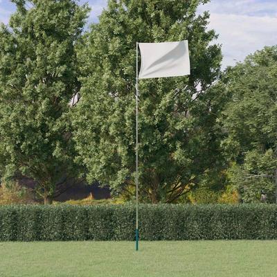 TEMU Telescopic Flagpole Silbern 5, 55 M Aluminium Image