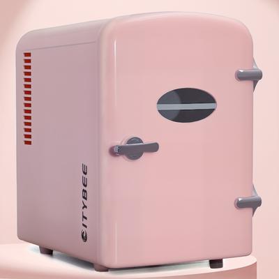 TEMU Citybee 4l Mini Fridge | 0°c Fast Cooling | 35db Operation | Compact For Cosmetics/baby Products (includes Ice Pack & Usb Cable) Image