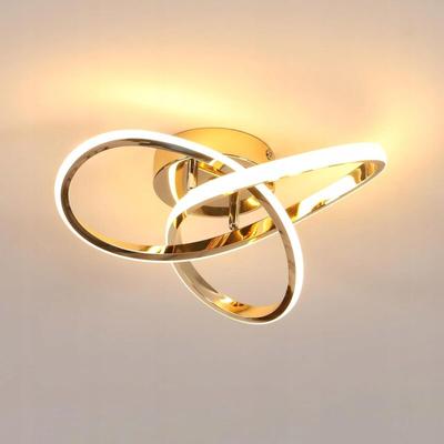 Goeco - Moderne goldene LED-Deckenleuchte für die Küche, 30 w, 3000 k Image