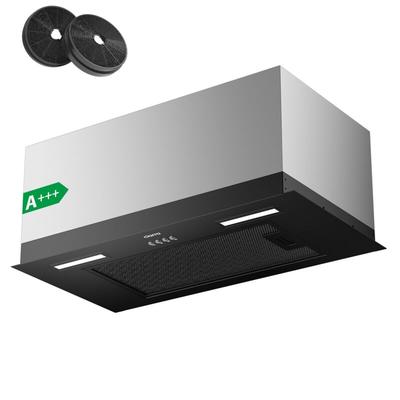 A+++ 650 m³/h Unterbauhaube Einbau Integrierte Dunstabzugshaube 60 cm Umluft Abluft LED-Beleuchtung Image