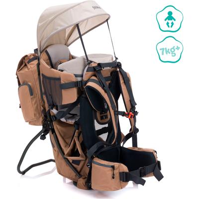Rückentrage FILLIKID "Adventure", Baby, dessertbeige, Baumwolle, Polyester, Babytragen