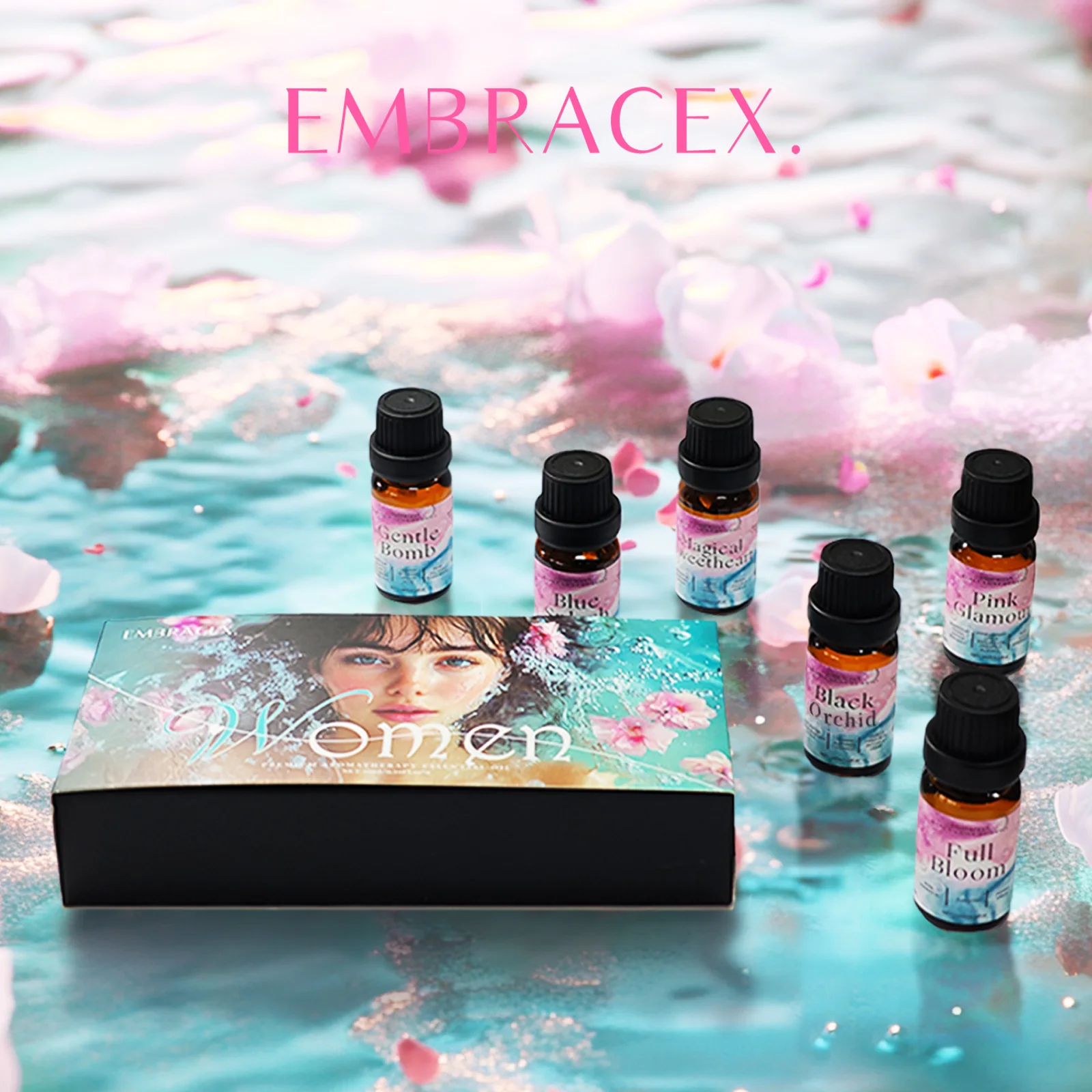 6PC/1PC 10ML Ätherische Öle für Frauen, Damenparfums, Muttertagsgeschenk, Set mit 6 Premium-Duftölen für die Herstellung von Kerzenseifen Image