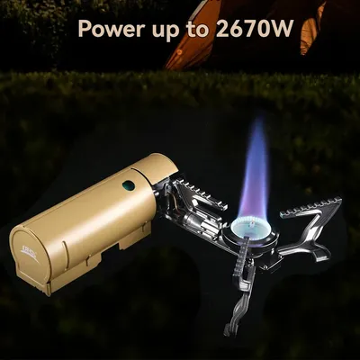 BRS-99 Camping Outdoor Tragbare Gas Klapp Kassette Super Herd Camping Kochgeschirr 3800W Brenner Ofen Camping Herd Gas