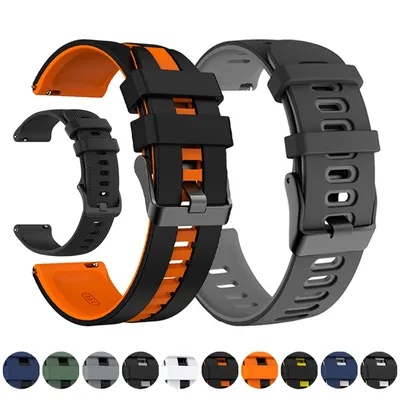 20 mm 22 mm Silikonband für Garmin Venu 3 2 Sq/Active 5/Vivoactive 6 5 4 Sportarmband Forerunner 265 165 255 245 Musikarmband Image