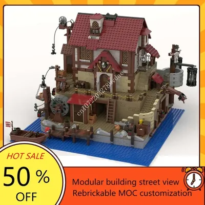 2092PCS Kleine Villa 02 Modulare MOC Kreative street view Modell Bausteine Architektur Bildung Image