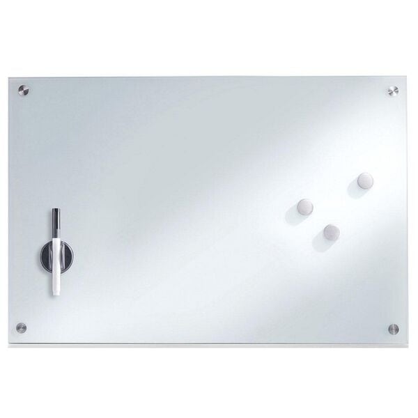 Zeller Glas-Magnettafel 60,0 x 40,0 cm weiß weiß