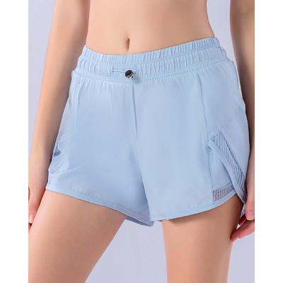 US Open Women's Tennis Shorts Pocket Drawstring Contrast Mesh Breathable Quick Dry Tennis Golf Pickleball Solid Colored Black White Pink Tennis Clothing
