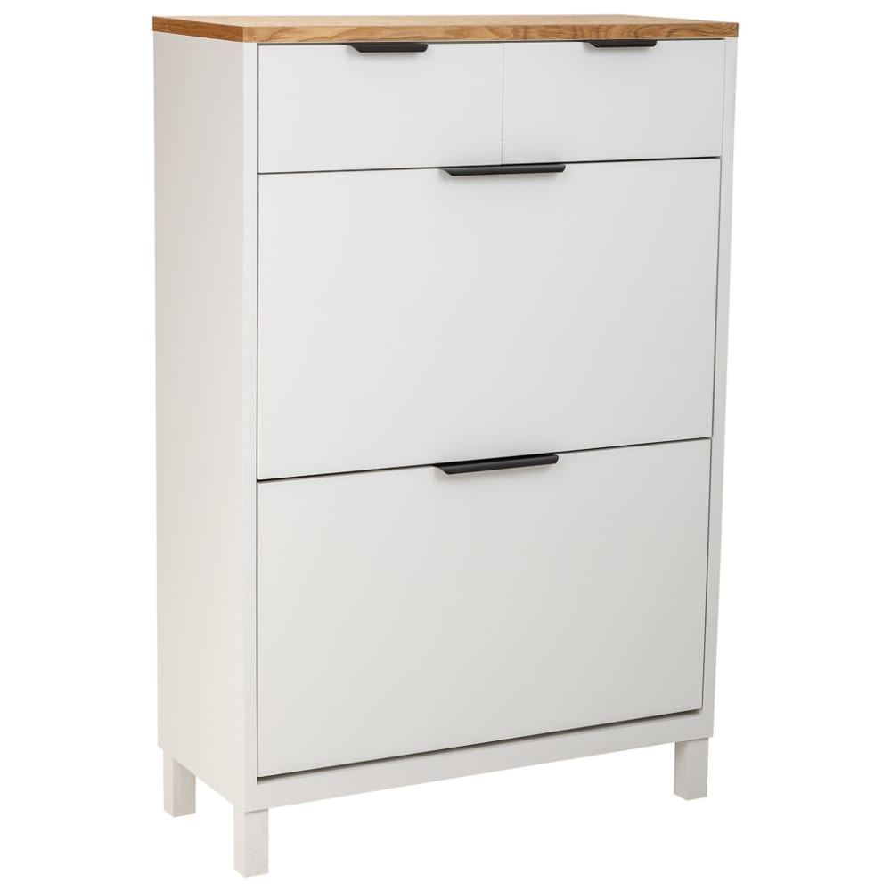 Meuble à chaussures avec 2 tiroirs et 2 portes 80x33x120,5h cm