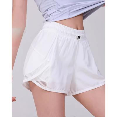 US Open Women's Tennis Shorts Pocket Drawstring Contrast Mesh Breathable Quick Dry Tennis Golf Pickleball Solid Colored Black White Pink Tennis Clothing