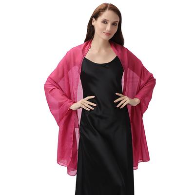Chiffon Shawl Wraps for Women Evening Dresses Soft Scarf Formal Wedding Bridal Scarves